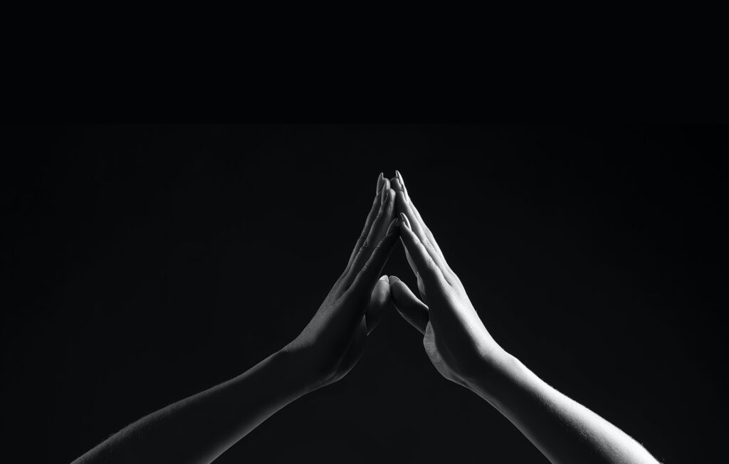 an image of two Hands touching